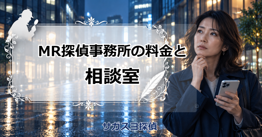 MR探偵事務所の料金はパック制！14相談室の届出番号と契約の注意点
